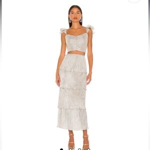 SAYLOR Gianna Set in Platinum - size small